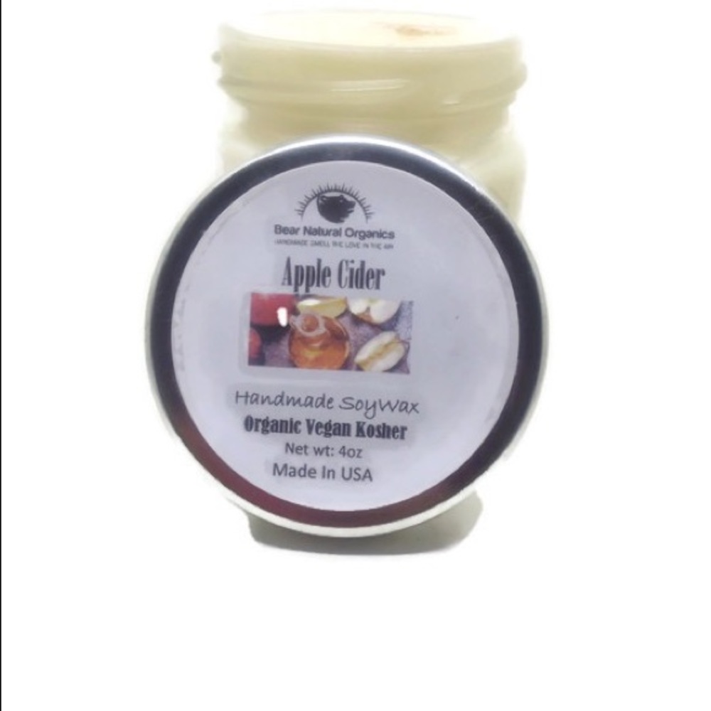 Soy wax apple cider candle 4oz